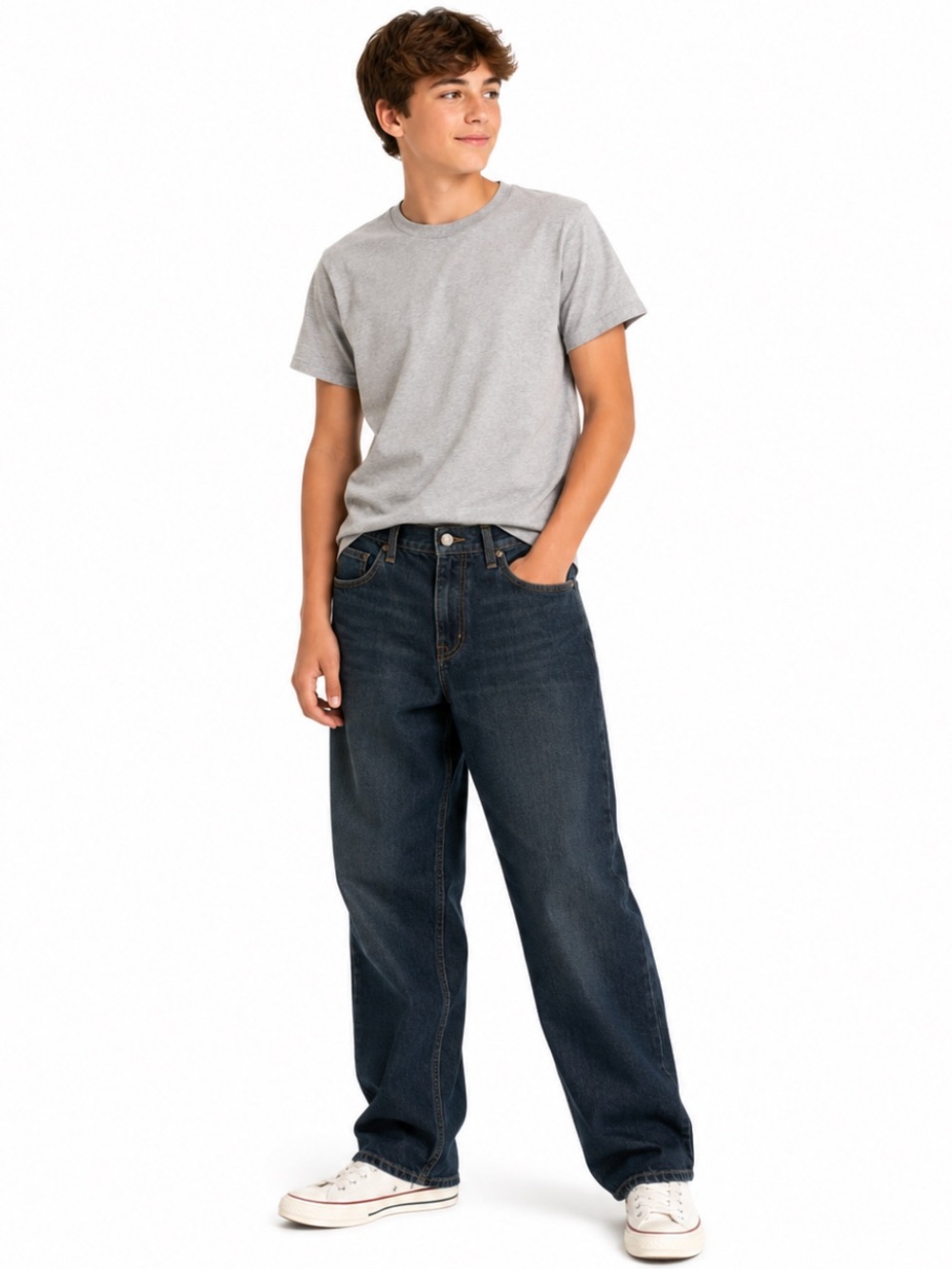 Old Navy Blue Denim Jeans — Boys Size 18 Regular